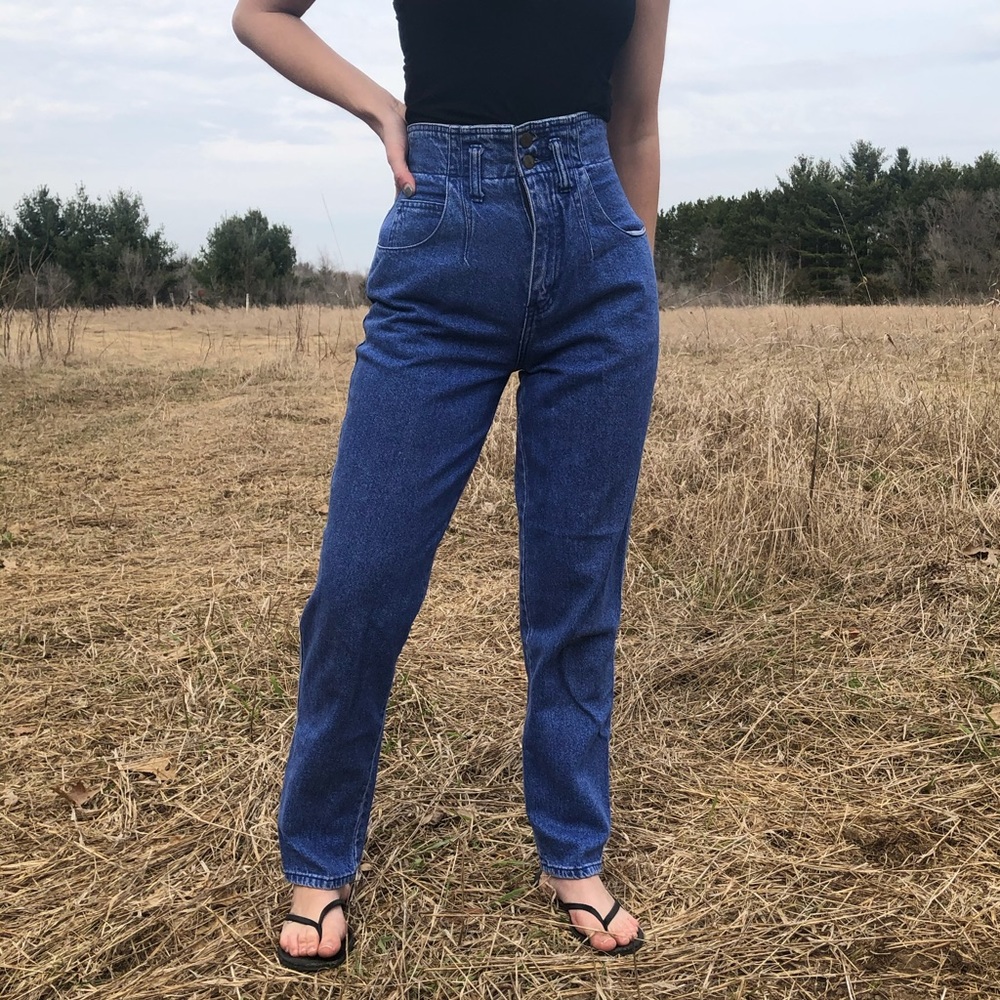 High-Waist Blue Women’s Jeans